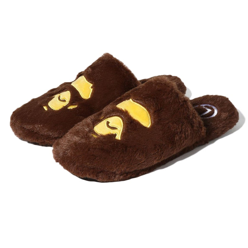 BAPE Ape Head Slipper Brown