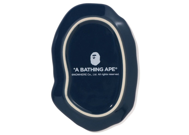BAPE Ape Head Small Plate (Set of 2) Navy
