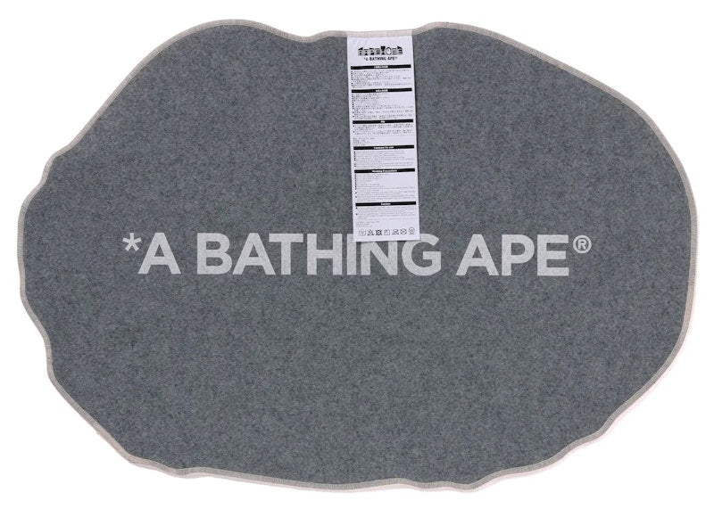 BAPE Ape Head Small Rug Brown