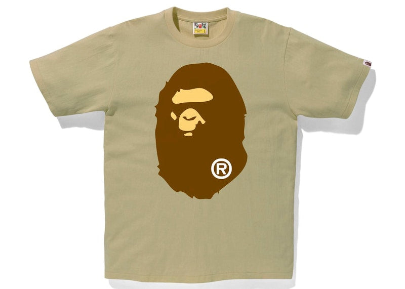 BAPE Ape Head Tee (SS22) Beige
