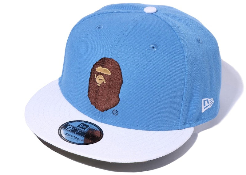 BAPE Ape Head World Gone Mad 9Fifty New Era Cap Blue