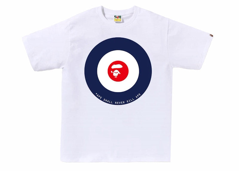 BAPE Ape Target Tee White