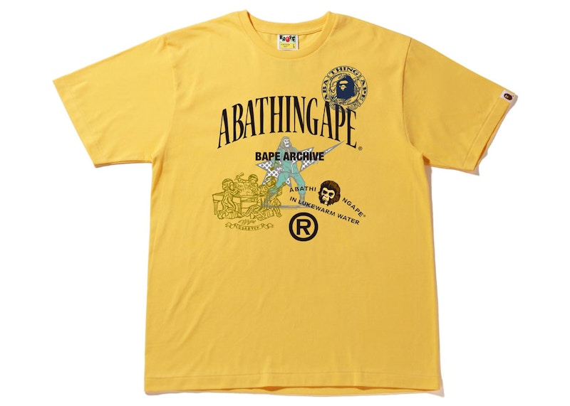 BAPE Archive Graphic #1 Tee Yellow