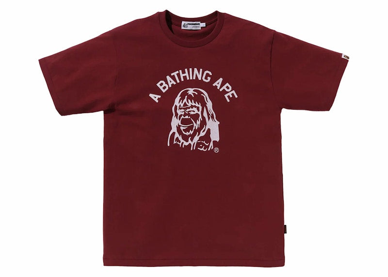 BAPE Archive Graphic Tee Burgundy
