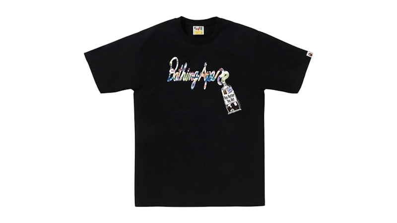 BAPE Art Camo Paint Tube Tee Black
