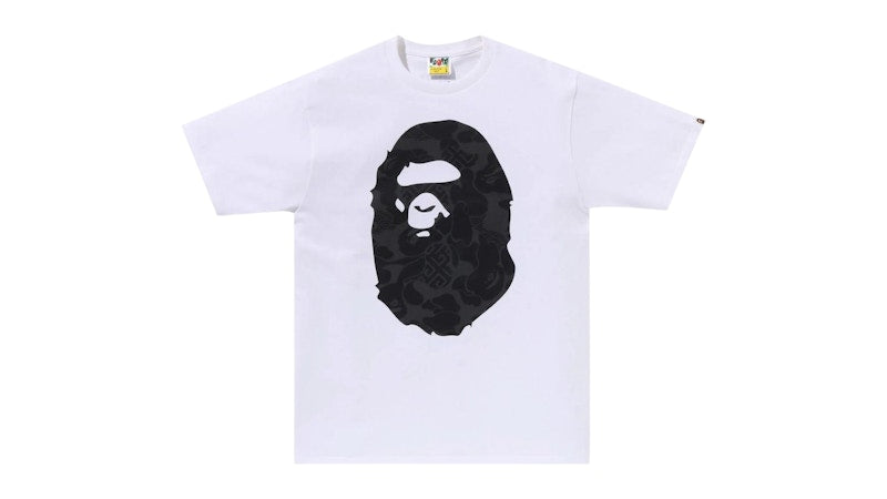 BAPE Asia Camo Big Ape Head Tee White