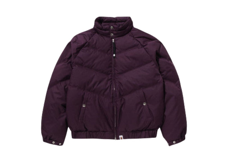 BAPE B Boy Down Jacket Purple