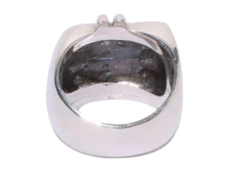 BAPE B Logo Ring Silver