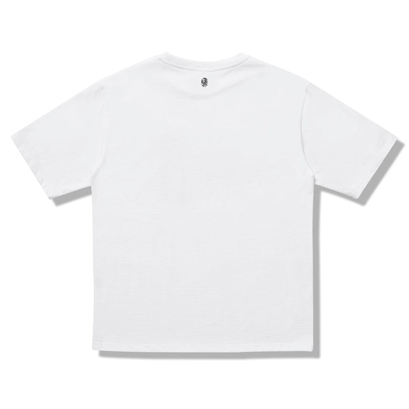 BAPE BLACK Basic Logo Tee White