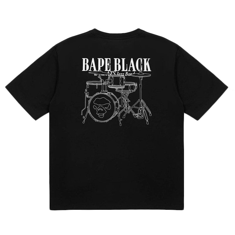BAPE BLACK Drum Tee Black