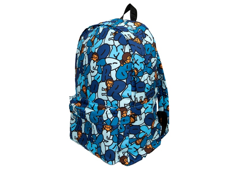 BAPE Baby Milo All Friends Large Backpack Blue
