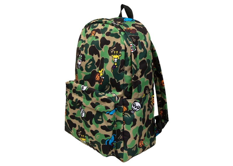 BAPE Baby Milo Camo Backpack Army Green
