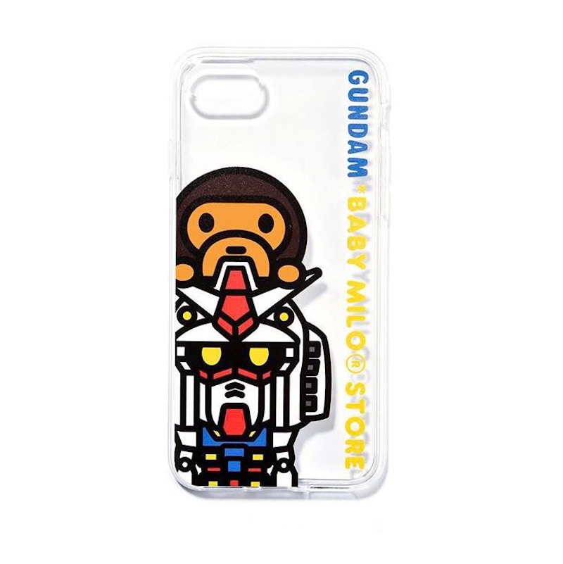 BAPE Baby Milo Clear Gundam Iphone 8 Case Clear
