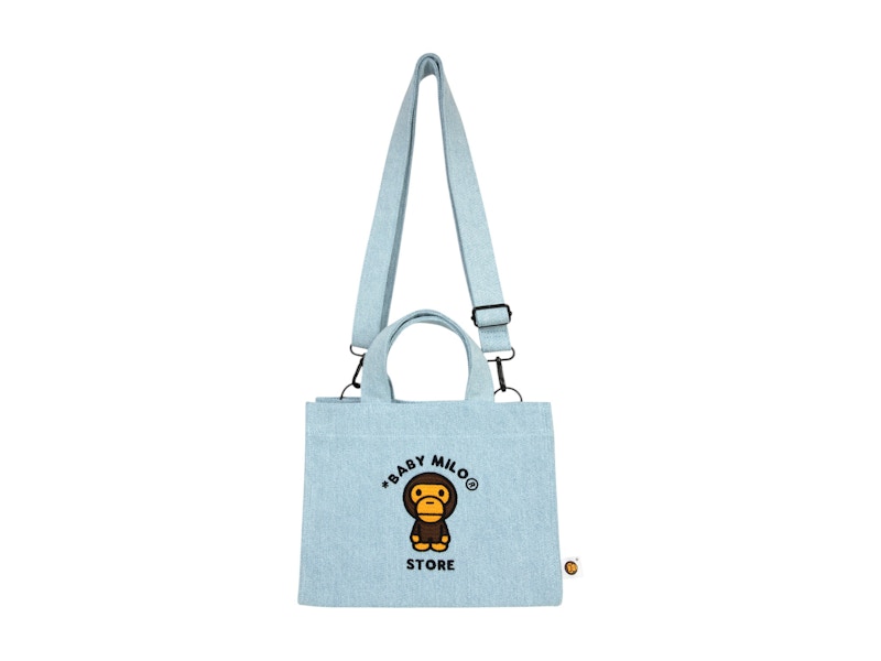 BAPE Baby Milo Denim Small Tote Bag Denim