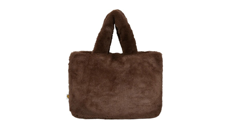 BAPE Baby Milo Fur Small Tote Bag Brown