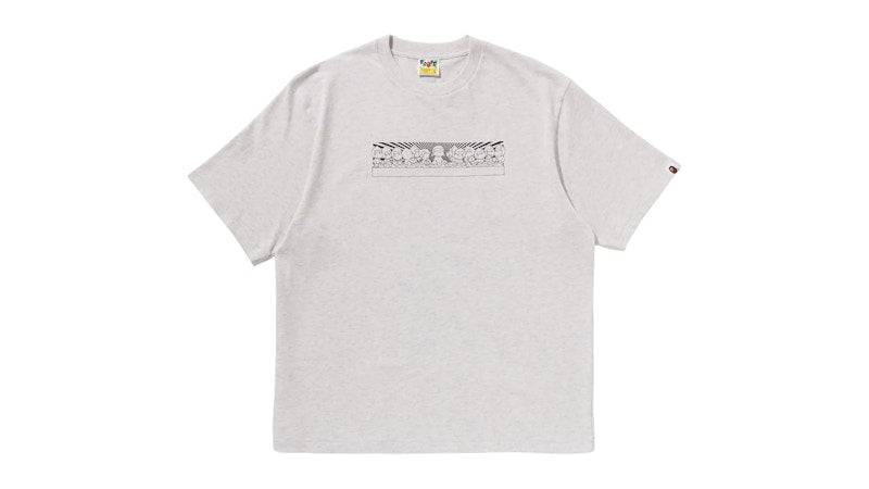 BAPE Baby Milo Graphic Relaxed Fit Tee Gray