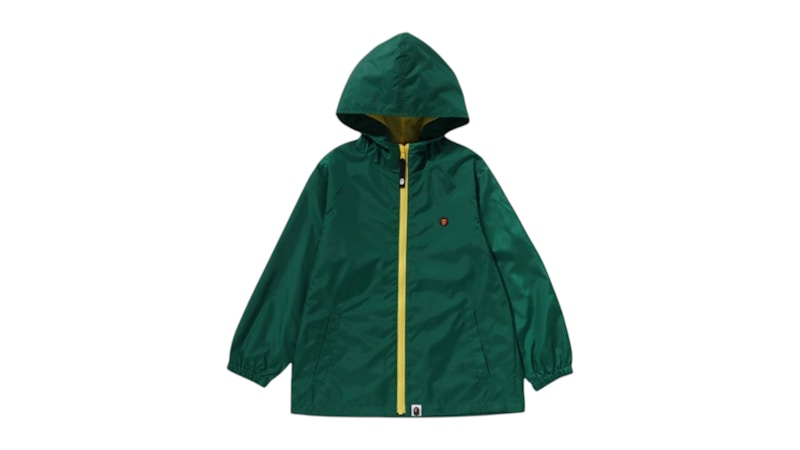 BAPE Kids Baby Milo Hoodie Jacket Jacket Green