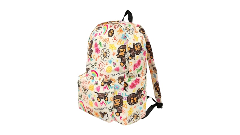 BAPE Baby Milo Large Backpack Ivory