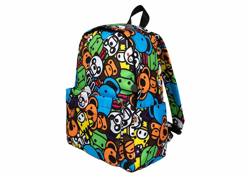 BAPE Baby Milo Medium Backpack Multi