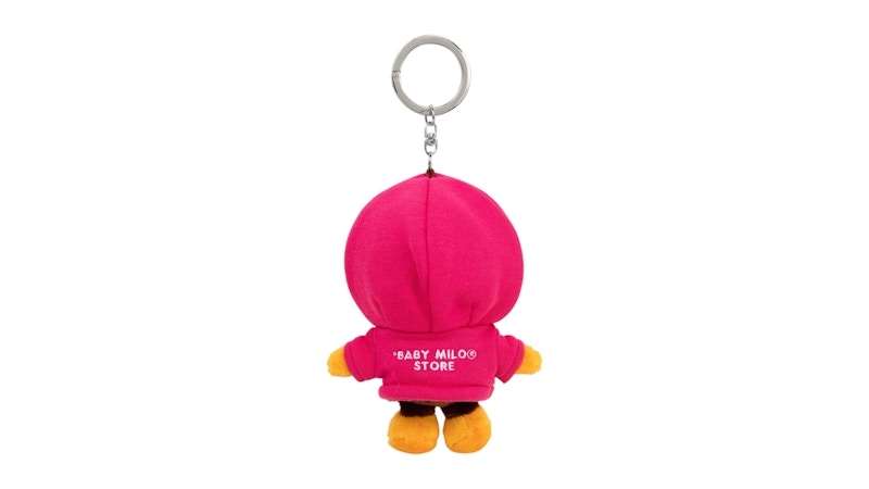BAPE Baby Milo Plush Doll Keychain Bright Red