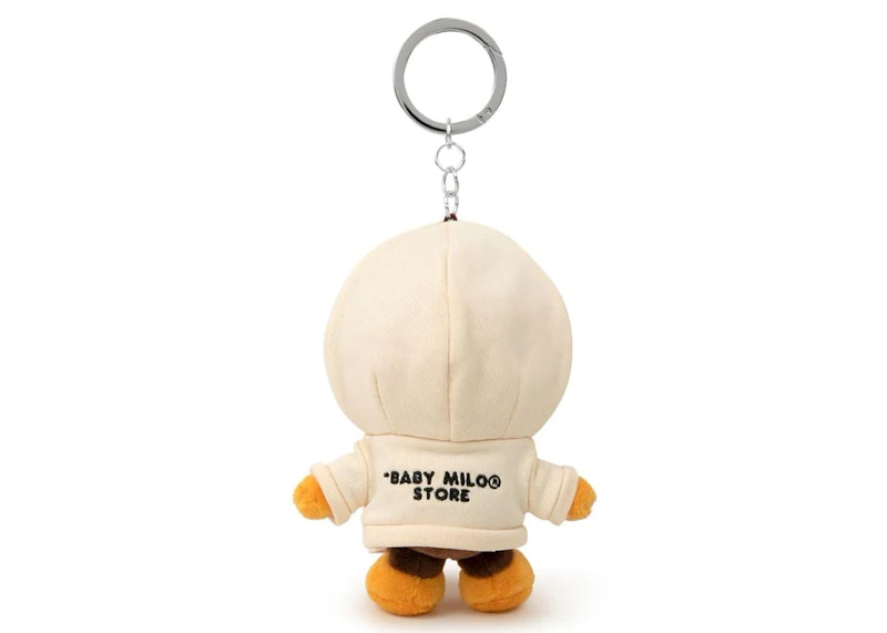 BAPE Baby Milo Plush Doll Keychain Ivory