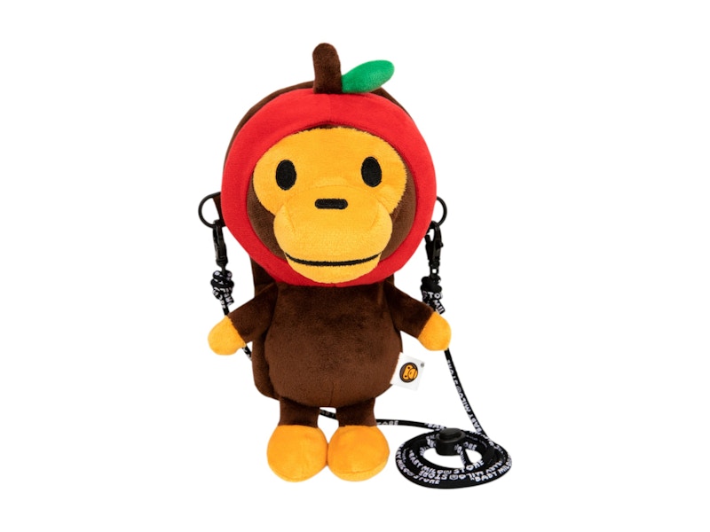 BAPE Baby Milo Plush Mobile Bag Bright Red