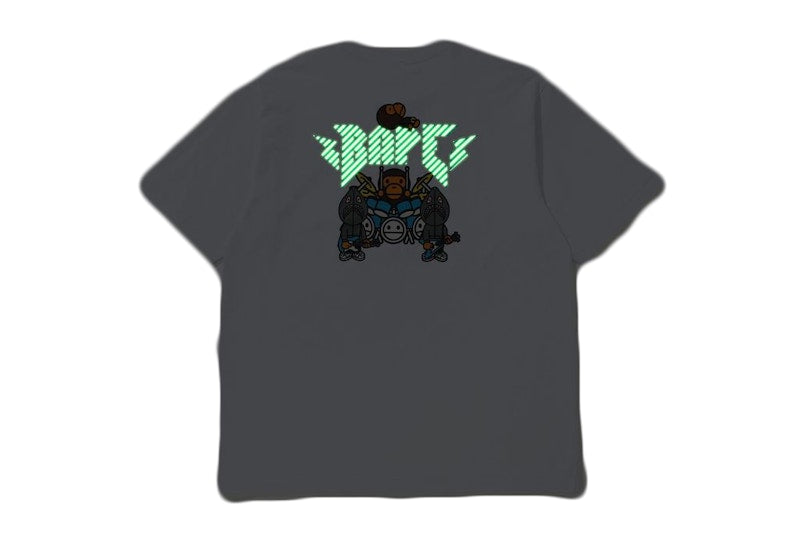BAPE Baby Milo Rock Band Relaxed Fit Tee White