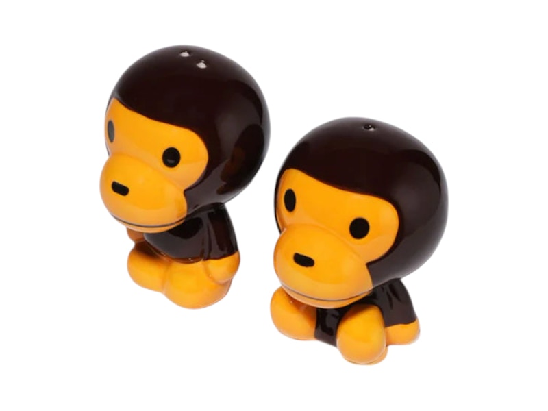 BAPE Baby Milo Salt and Pepper Shaker Brown