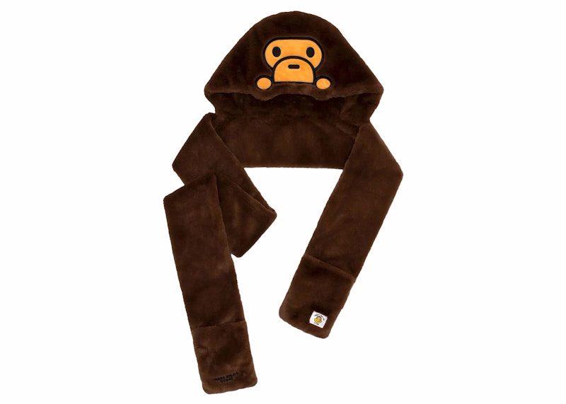 BAPE Baby Milo Scarf Brown