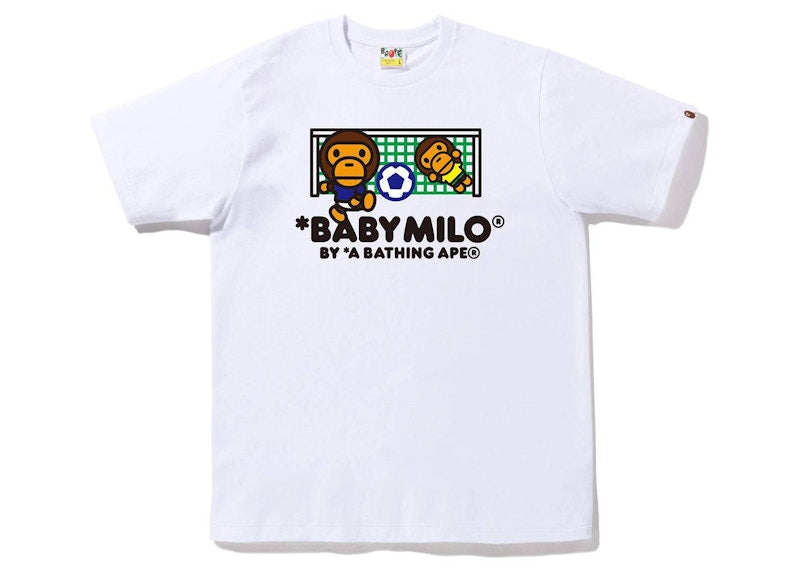 BAPE Baby Milo Soccer Tee White