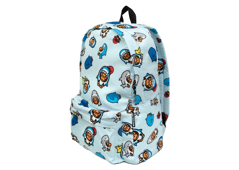 BAPE Baby Milo Soft Backpack Light Blue