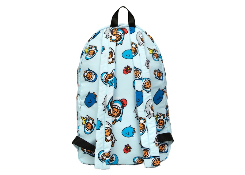 BAPE Baby Milo Soft Backpack Light Blue