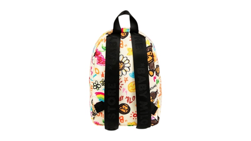 BAPE Baby Milo Soft Mini Backpack Cream