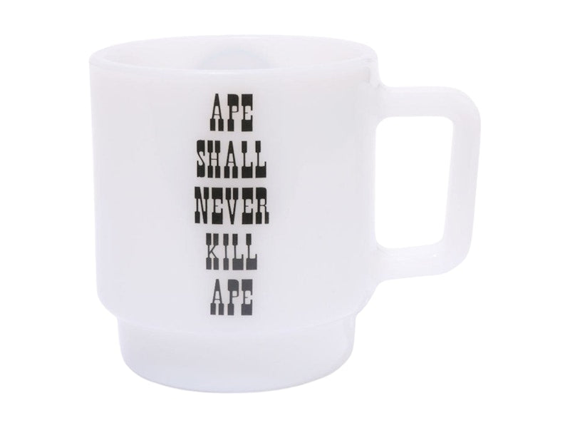 BAPE Baby Milo Stacking Milk Glass White