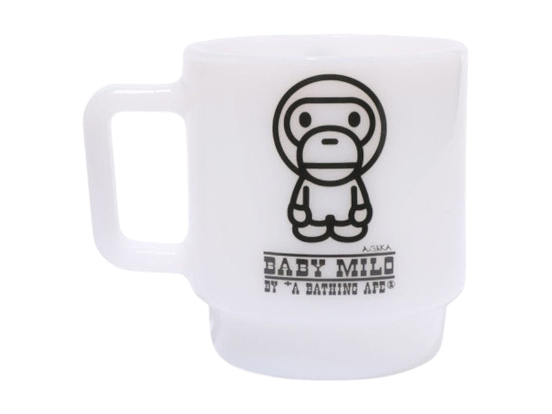 BAPE Baby Milo Stacking Milk Glass White