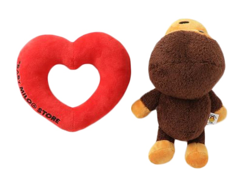 BAPE Baby Milo Valentine's Day Plush Doll Red