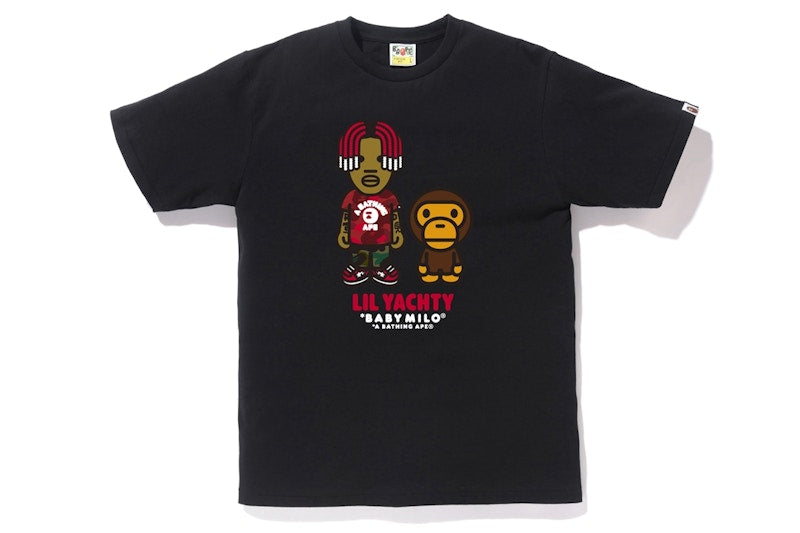 BAPE Baby Milo x Lil Yachty Tee #1 Black