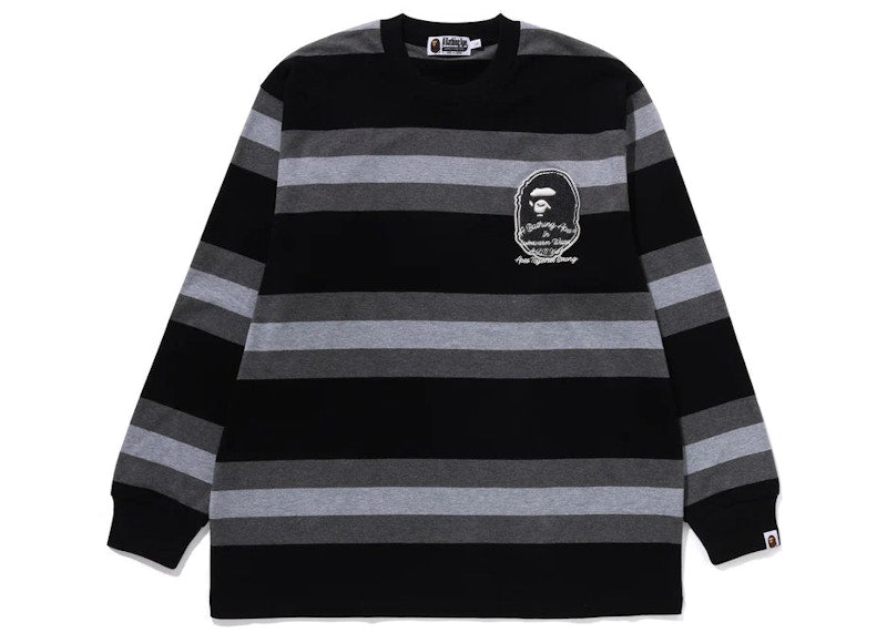 BAPE Badge Hoop L/S Tee Black