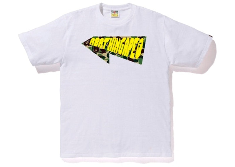 BAPE Bape ABC Arrow Tee White/Green