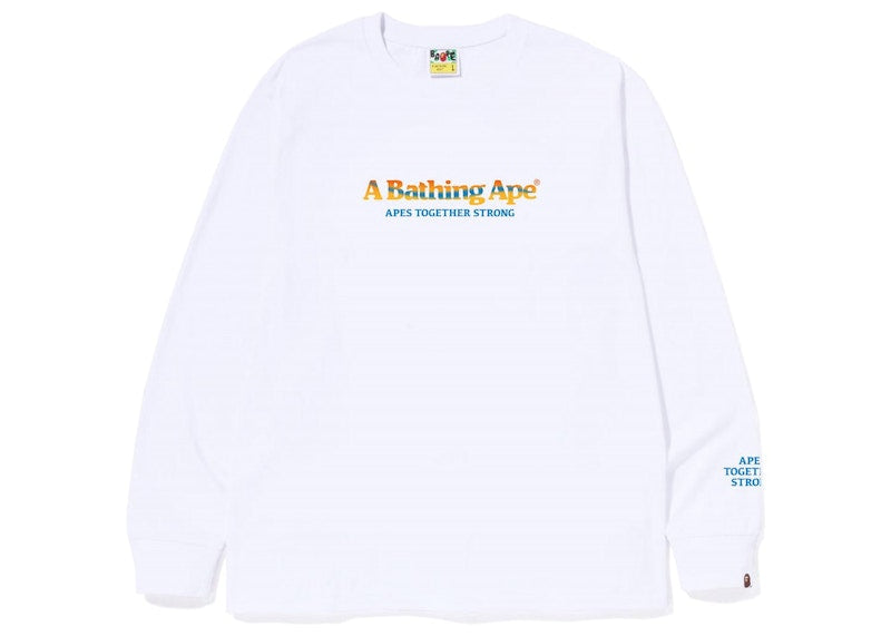 BAPE Bape Mountain L/S Tee (FW22) White