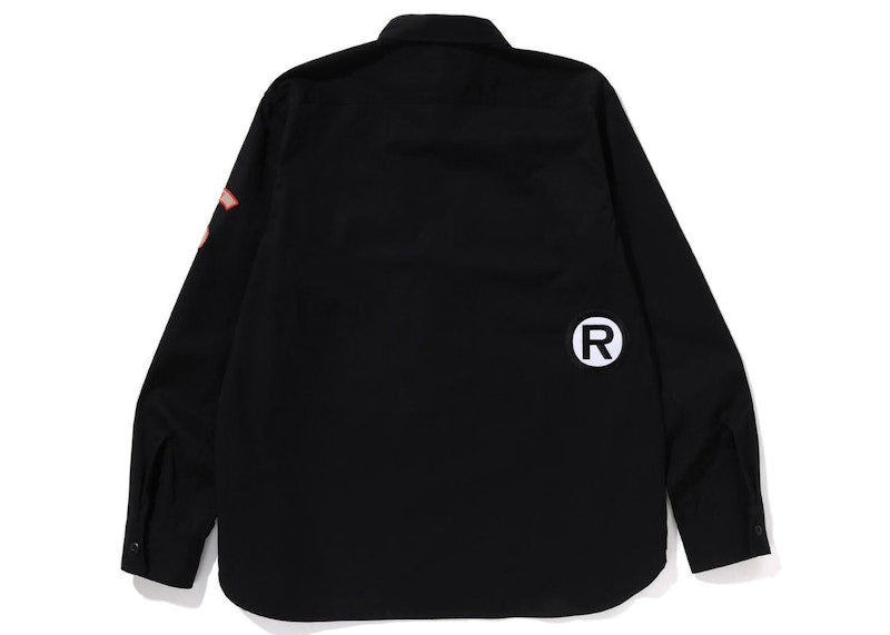 BAPE Bape Relaxed Fit Boyscout Shirt Black