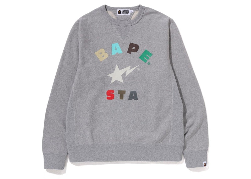 BAPE Bape Sta Crewneck Sweatshirt (FW22) Grey