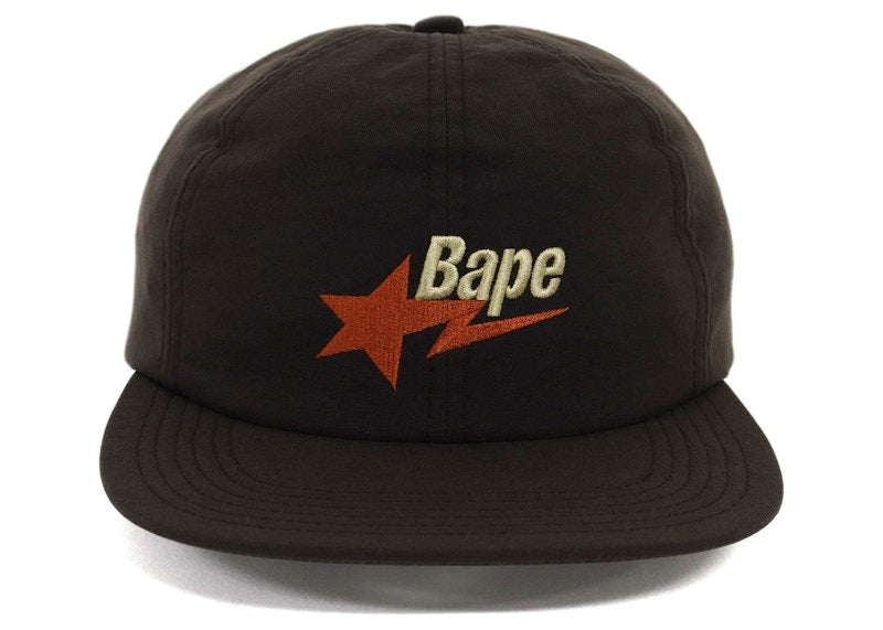 BAPE Bape Sta Logo Nylon Cap Brown