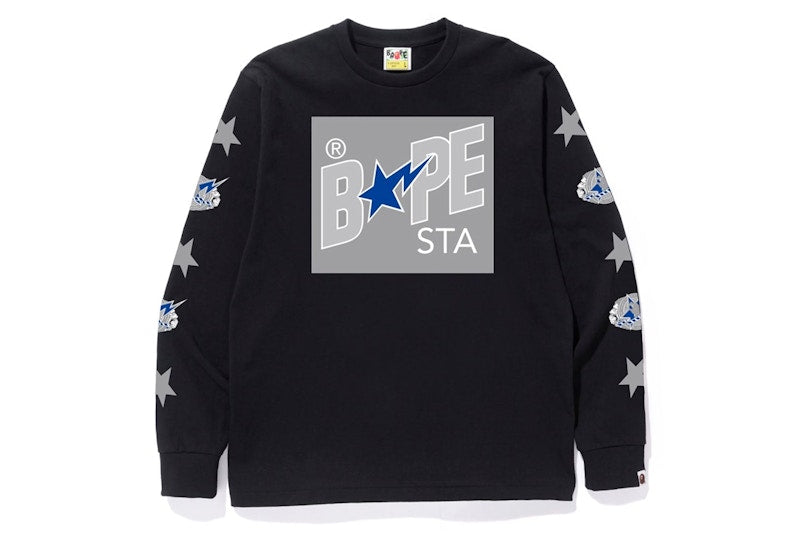 BAPE Bapesta Box L/S Tee Black