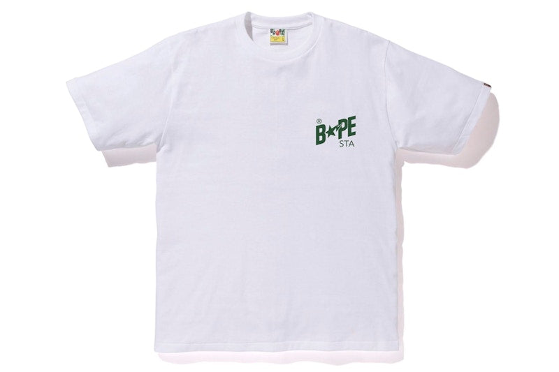 BAPE Bapesta Color Tee White/Green