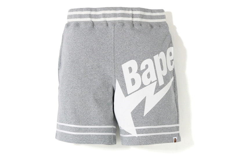 BAPE Bapesta Shorts Grey