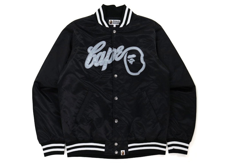 BAPE Baseball Jacket Black