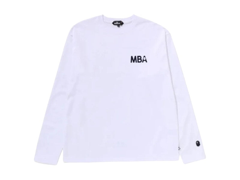 BAPE Basic L/S Tee White