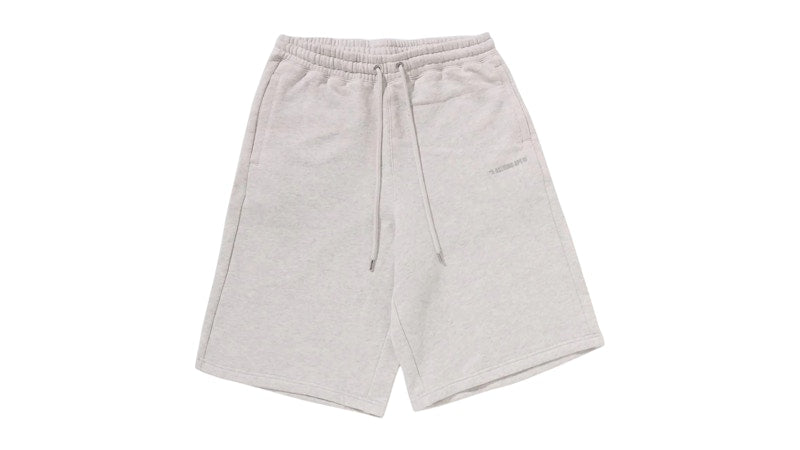 BAPE Bathing Ape Logo Knee Length Relaxed Fit Sweat Shorts Gray