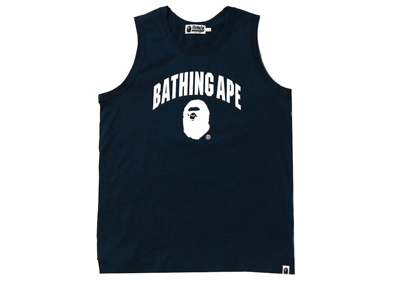 BAPE Bathing Ape Tank Top Navy